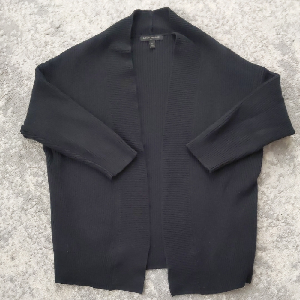 Banana Republic Cotton Sweater Black XS